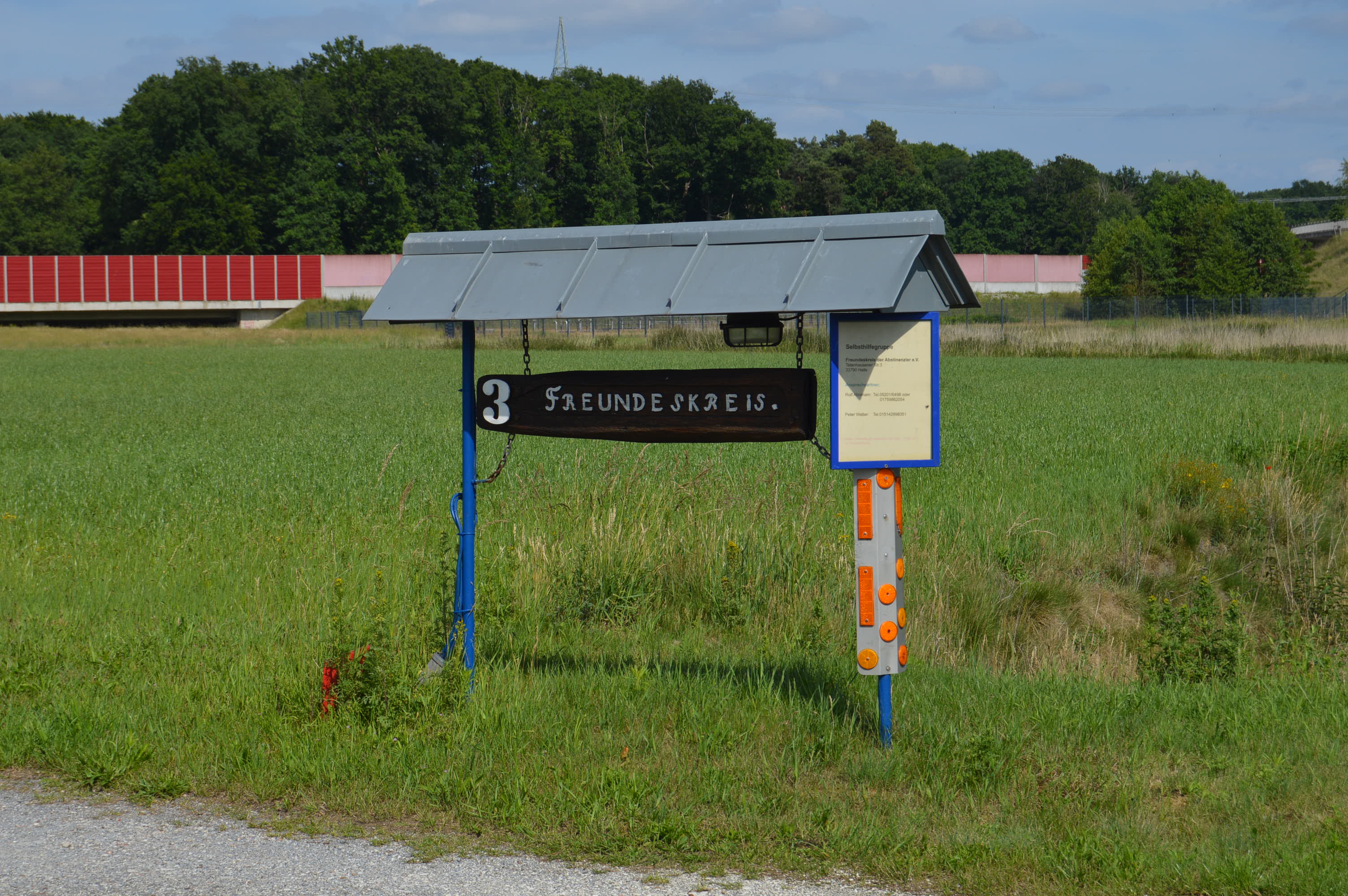 Hinweisschild zum Kotten